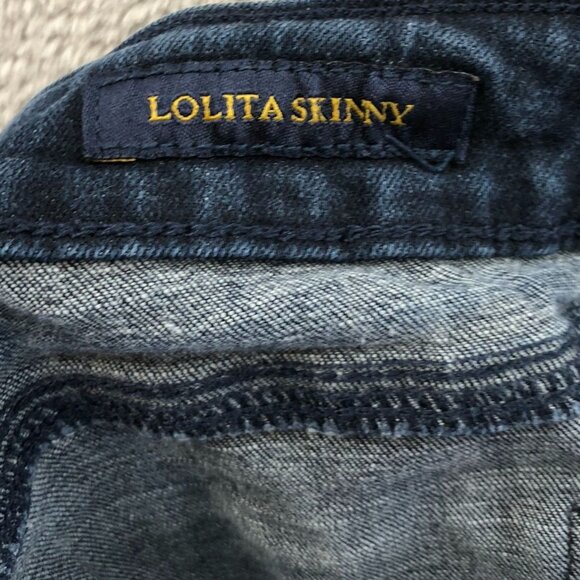 Lucky Brand Womens Lolitaa Skinny Jeans Size 12/31 Blue Denim Mid-Rise Casual - Picture 13 of 16